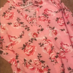 H&M sz 14 (runs small) button down blouse